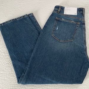 Loft Curvy High Rise Straight Crop Jeans 29R